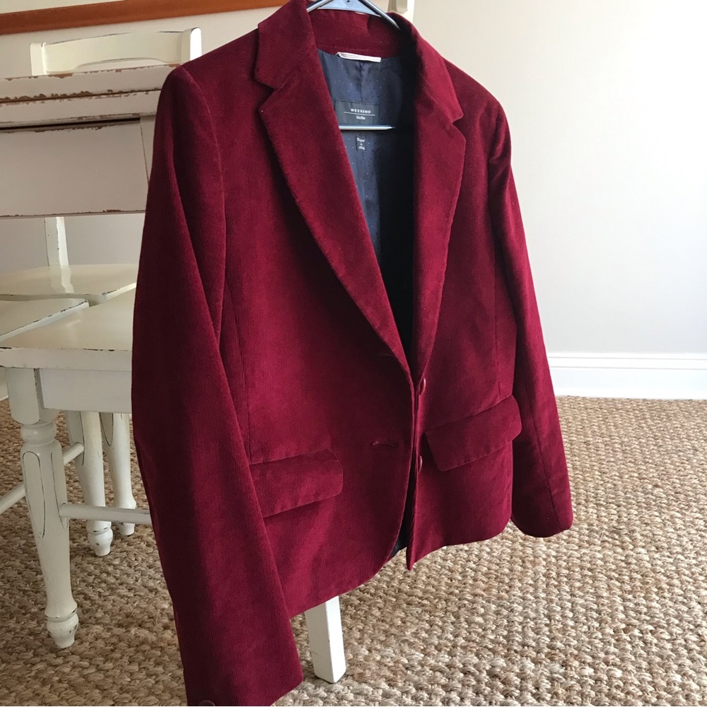 New: Max Mara Weekend Elia Corduroy Blazer.